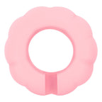 5 Grid Silicone Divided Serving Tray Snack Divider Divided Container Round Serving Platter for 40oz Cup Pink