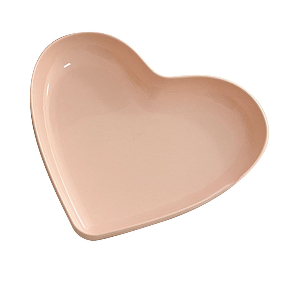 Serving Platter Heart Shape Dinner Plate Plastic Easy to Clean Versatile Kitchen Dinnerware for Party Gathering Wedding 1 Platter