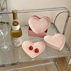 Serving Platter Heart Shape Dinner Plate Plastic Easy to Clean Versatile Kitchen Dinnerware for Party Gathering Wedding 1 Platter