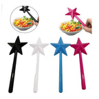 Salt and Pepper Shaker Wand ABS 3 Holes Refillable Spice Tool Seasoning Shaker Wand for Halloween Christmas Kitchen Accessories Rose Red