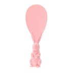 Bunny Shape Standable Rice Scooper Nonstick Rabbit Rice Paddle Rice Spoon Stand Up Serving Rice Shovel Pink