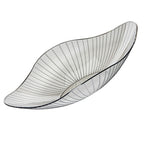 Transparent Grey Fruit Plate Large Plastic Serving Bowl Hand Made Candy Snack Bowl for Living Room Restaurant Party
