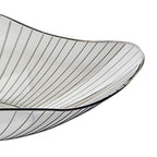 Transparent Grey Fruit Plate Large Plastic Serving Bowl Hand Made Candy Snack Bowl for Living Room Restaurant Party