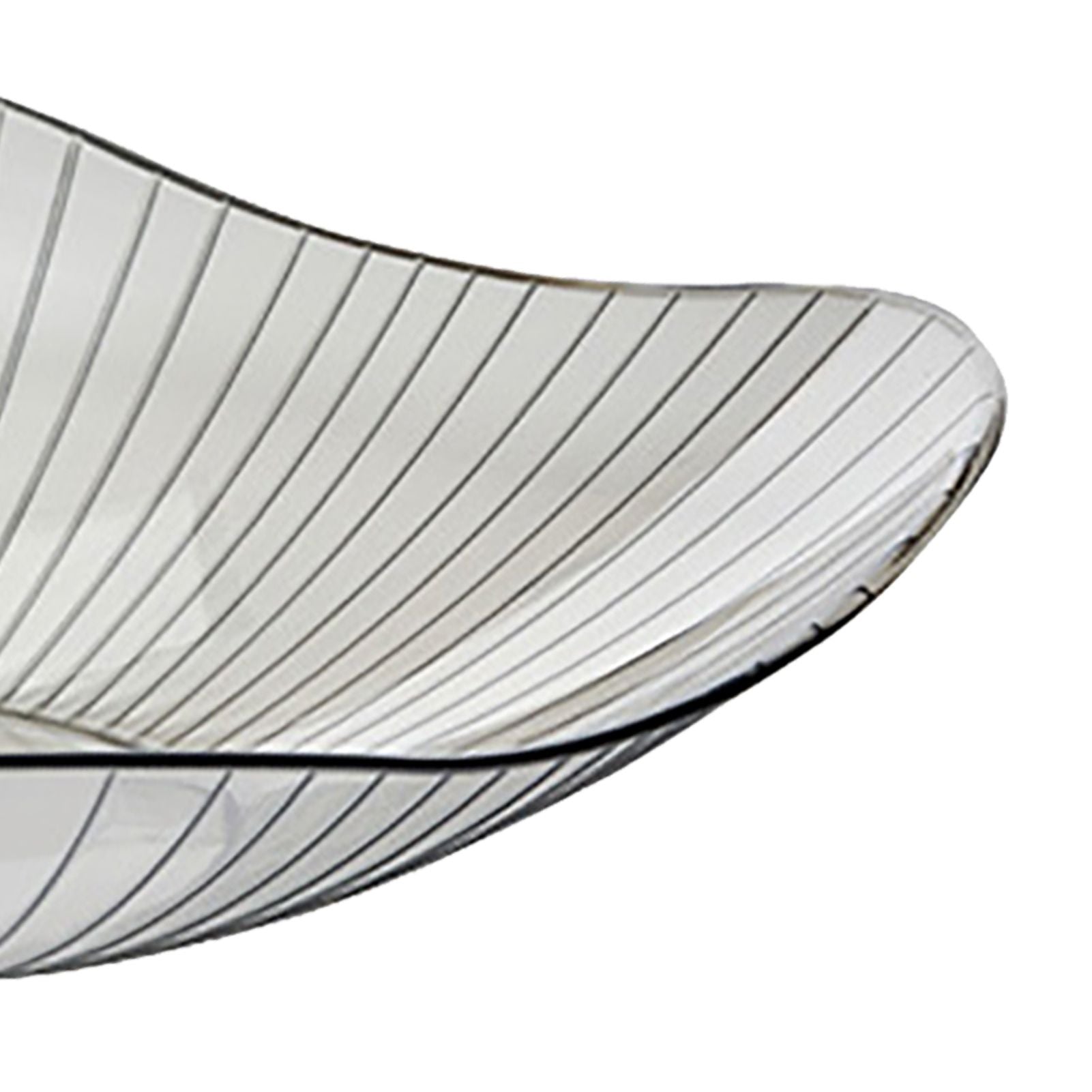 Transparent Grey Fruit Plate Large Plastic Serving Bowl Hand Made Candy Snack Bowl for Living Room Restaurant Party