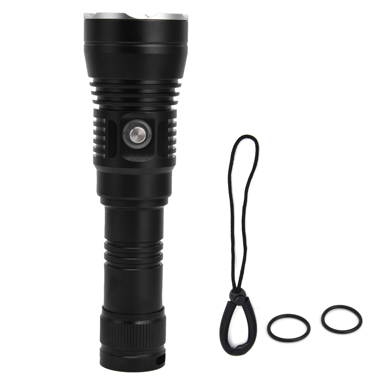 XHP70 3500lm Diving Flashlight Aluminum Alloy Professional 100m IP68 Underwater Flashlight for Diving Fishing