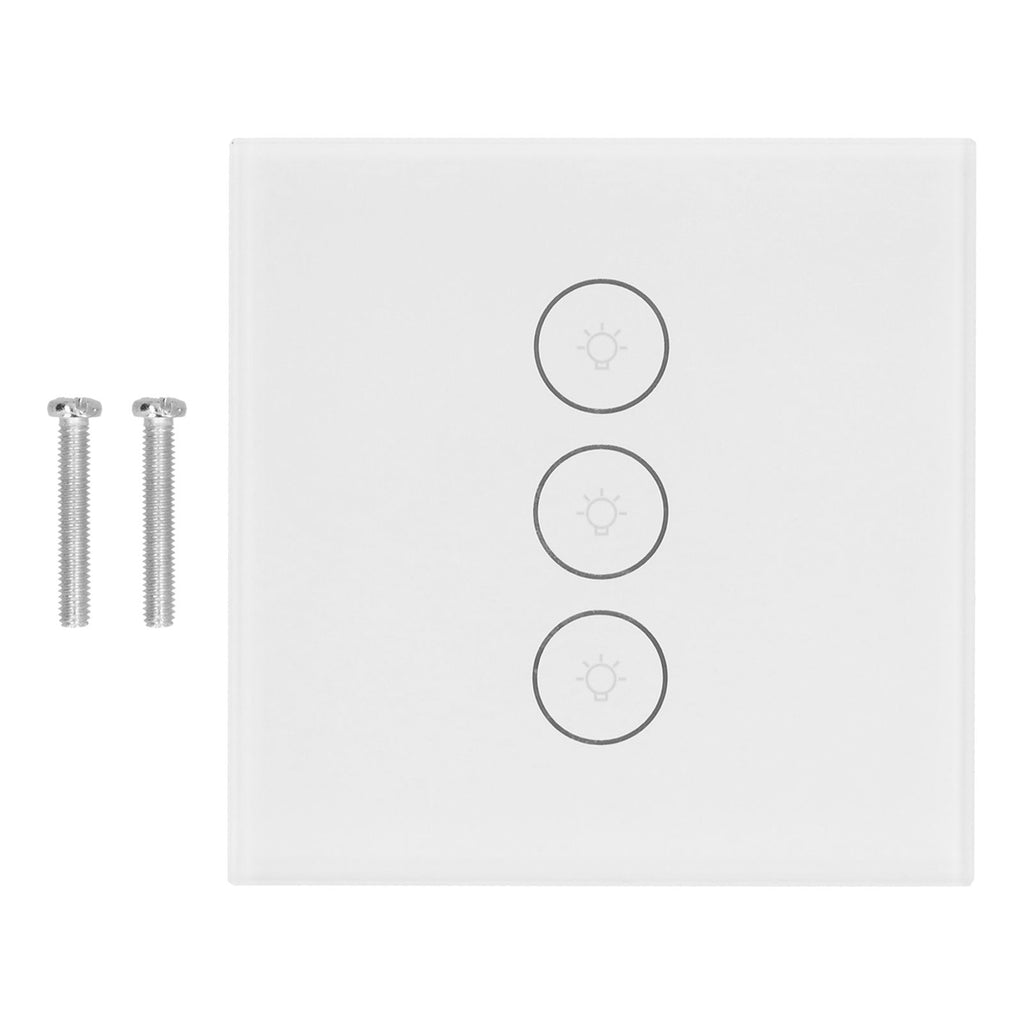 WiFi Smart Wall Light Switch Glass Panel Touch Remote Voice Control Light Switch
