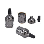 10Pcs Retro Lamp Holder Durable Elegant Aluminum Ceiling Bulb Socket for E26 E27 Bulb