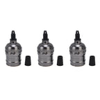 10Pcs Retro Lamp Holder Durable Elegant Aluminum Ceiling Bulb Socket for E26 E27 Bulb