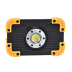 LED Emergency Flood Light Mini COB Work Light Portable Round USB Charging Camping Light for Outdoor