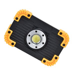 LED Emergency Flood Light Mini COB Work Light Portable Round USB Charging Camping Light for Outdoor