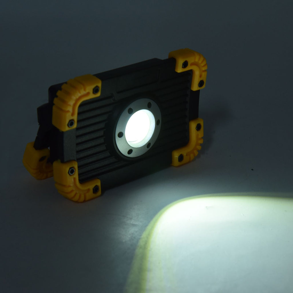 LED Emergency Flood Light Mini COB Work Light Portable Round USB Charging Camping Light for Outdoor