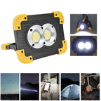 Mini Camping Light Portable Multifunctional Emergency COB Rechargeable Flood Light for Outdoor