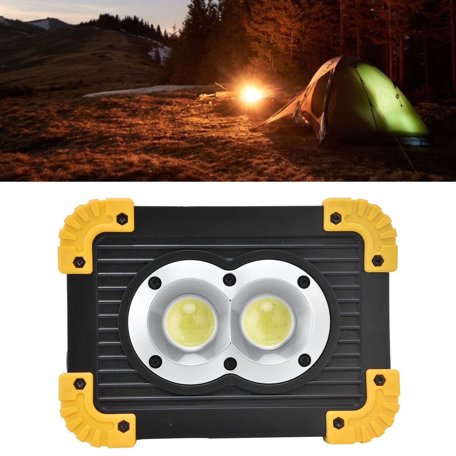 Mini Camping Light Portable Multifunctional Emergency COB Rechargeable Flood Light for Outdoor