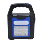 Solar Flashlights USB Rechargeable Solar Panel Portable Handle LED Lantern for Outdoor