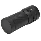 Brightest Flashlight LED 8 Modes Type C 9000mAh Waterproof Multifunctional Outdoor Light for CampingBlack