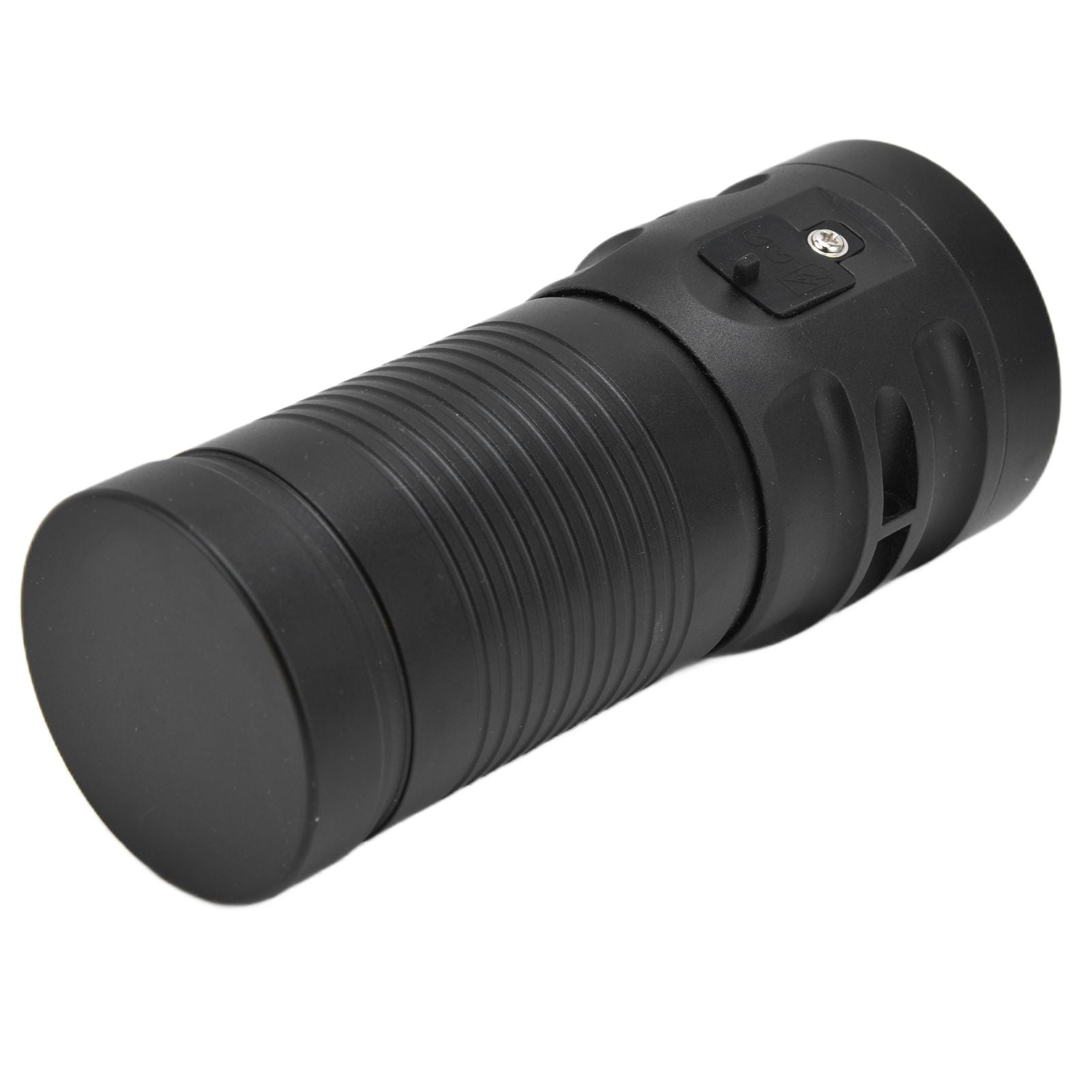 Brightest Flashlight LED 8 Modes Type C 9000mAh Waterproof Multifunctional Outdoor Light for CampingBlack