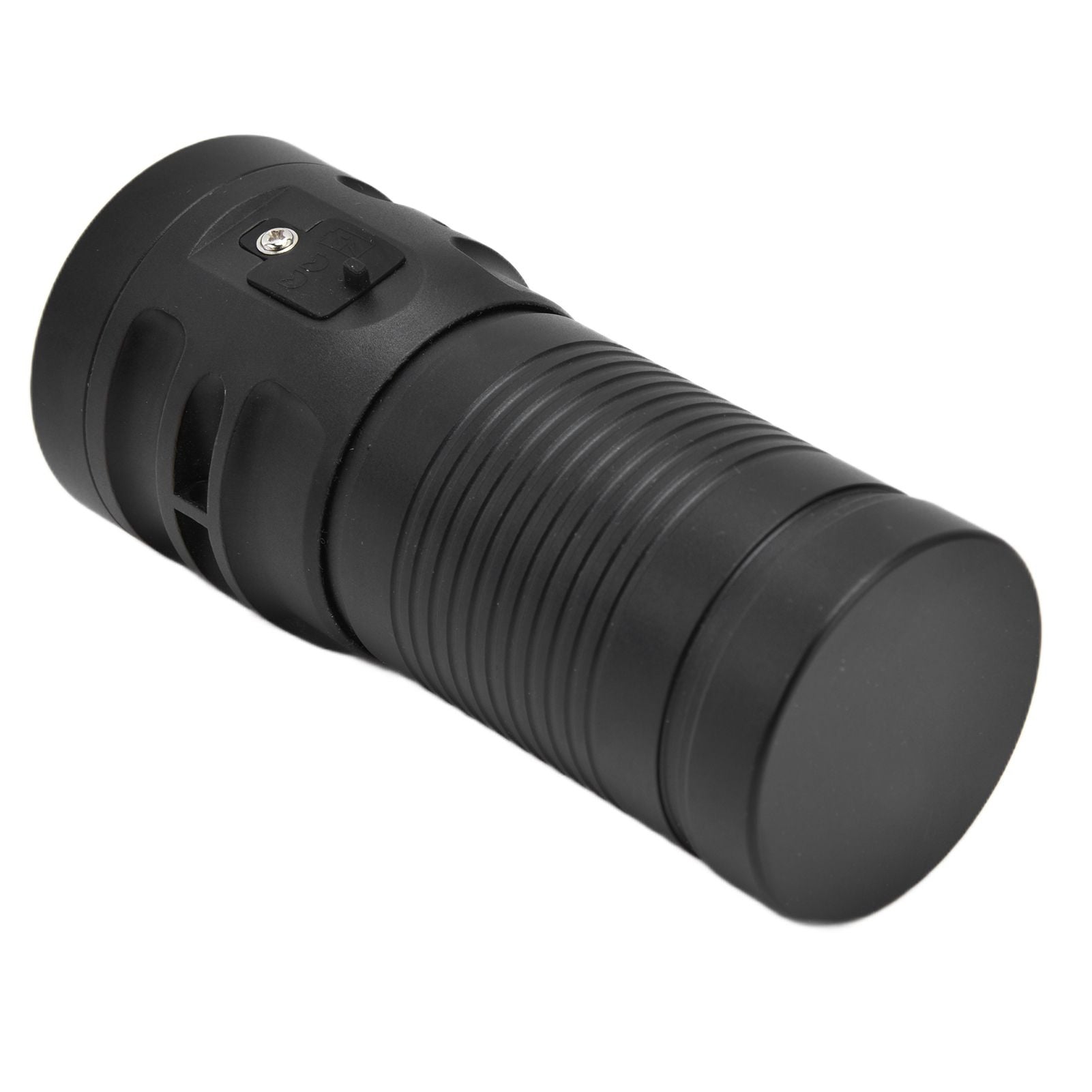 Brightest Flashlight LED 8 Modes Type C 9000mAh Waterproof Multifunctional Outdoor Light for CampingBlack