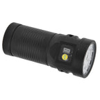 Brightest Flashlight LED 8 Modes Type C 9000mAh Waterproof Multifunctional Outdoor Light for CampingBlack