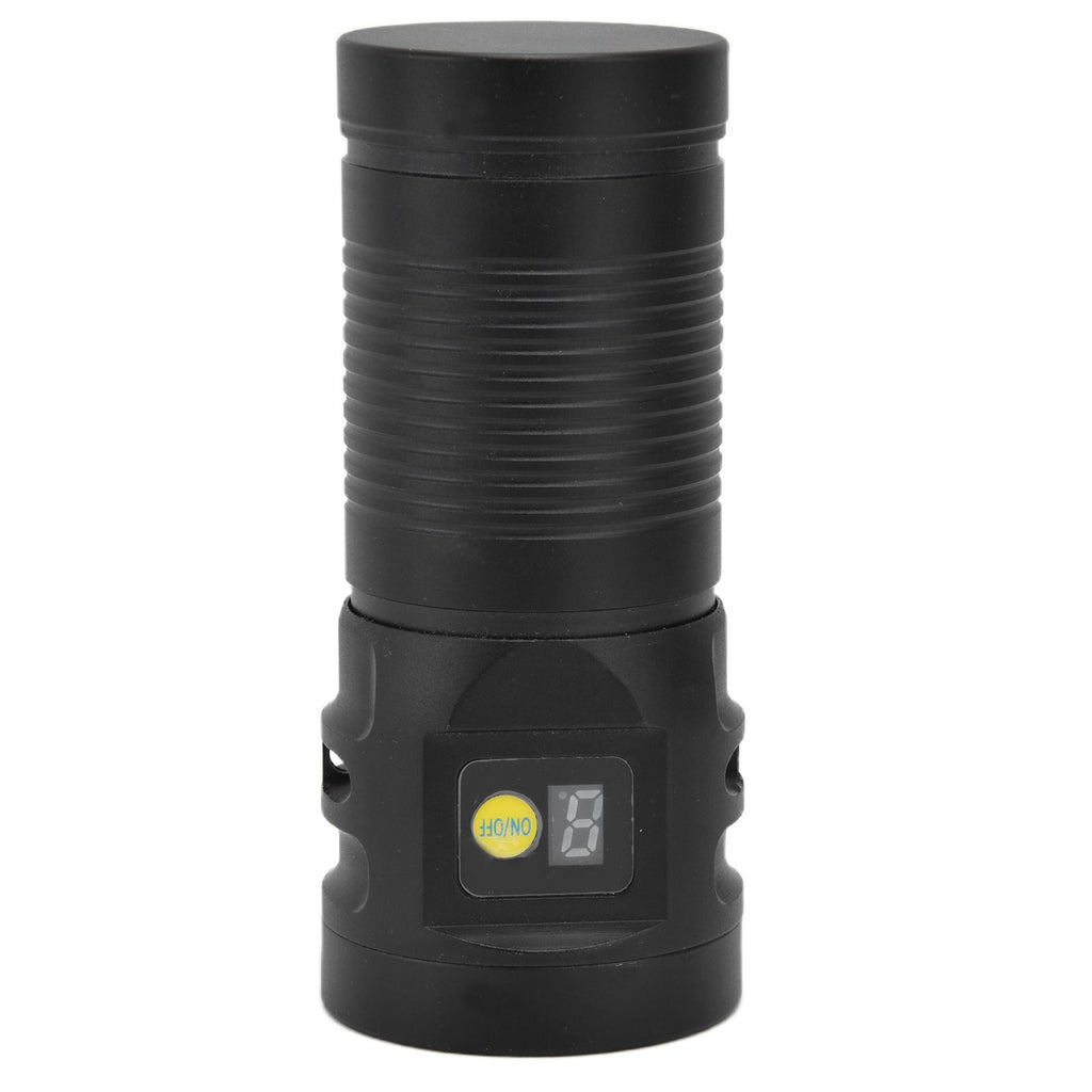 Brightest Flashlight LED 8 Modes Type C 9000mAh Waterproof Multifunctional Outdoor Light for CampingBlack