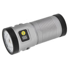 Brightest Flashlight LED 8 Modes Type C 9000mAh Waterproof Multifunctional Outdoor Light for CampingGrey