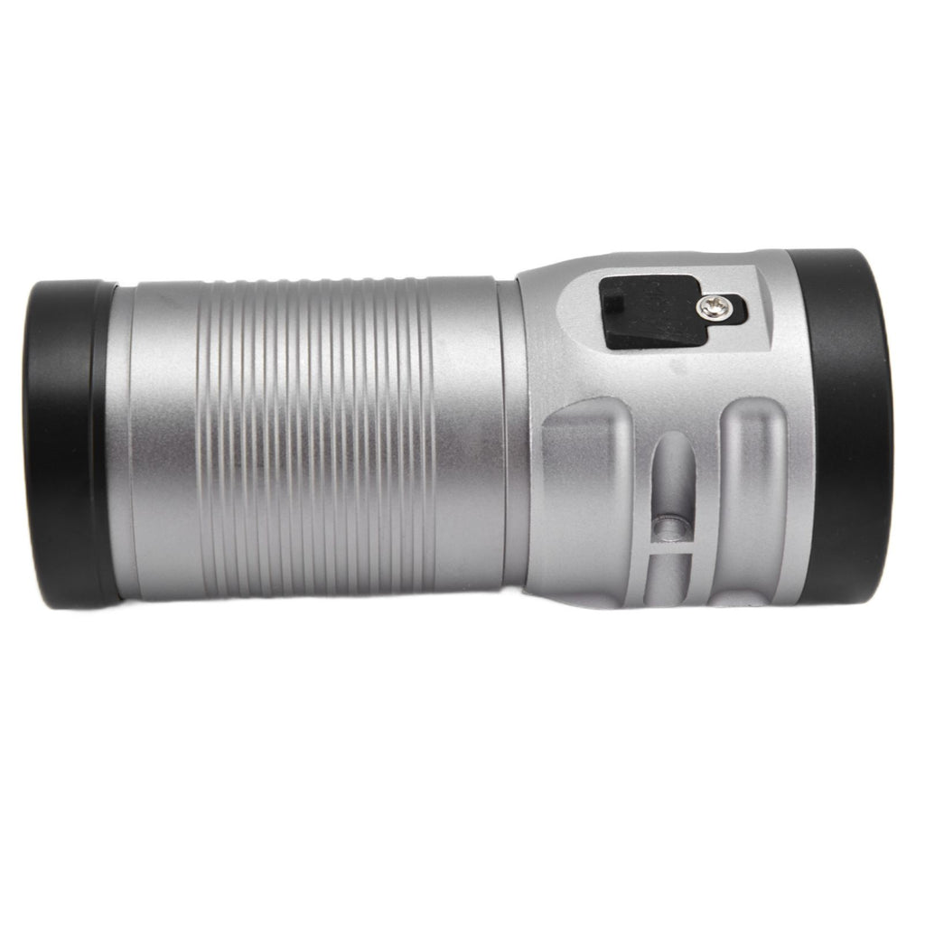 Brightest Flashlight LED 8 Modes Type C 9000mAh Waterproof Multifunctional Outdoor Light for CampingGrey