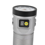 Brightest Flashlight LED 8 Modes Type C 9000mAh Waterproof Multifunctional Outdoor Light for CampingGrey