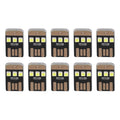 10Pcs Camping Mini Tent Night Light Portable Energy Saving USB LED Flashlight for OutdoorBlack
