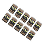 10Pcs Camping Mini Tent Night Light Portable Energy Saving USB LED Flashlight for OutdoorBlack