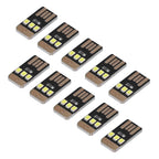 10Pcs Camping Mini Tent Night Light Portable Energy Saving USB LED Flashlight for OutdoorBlack