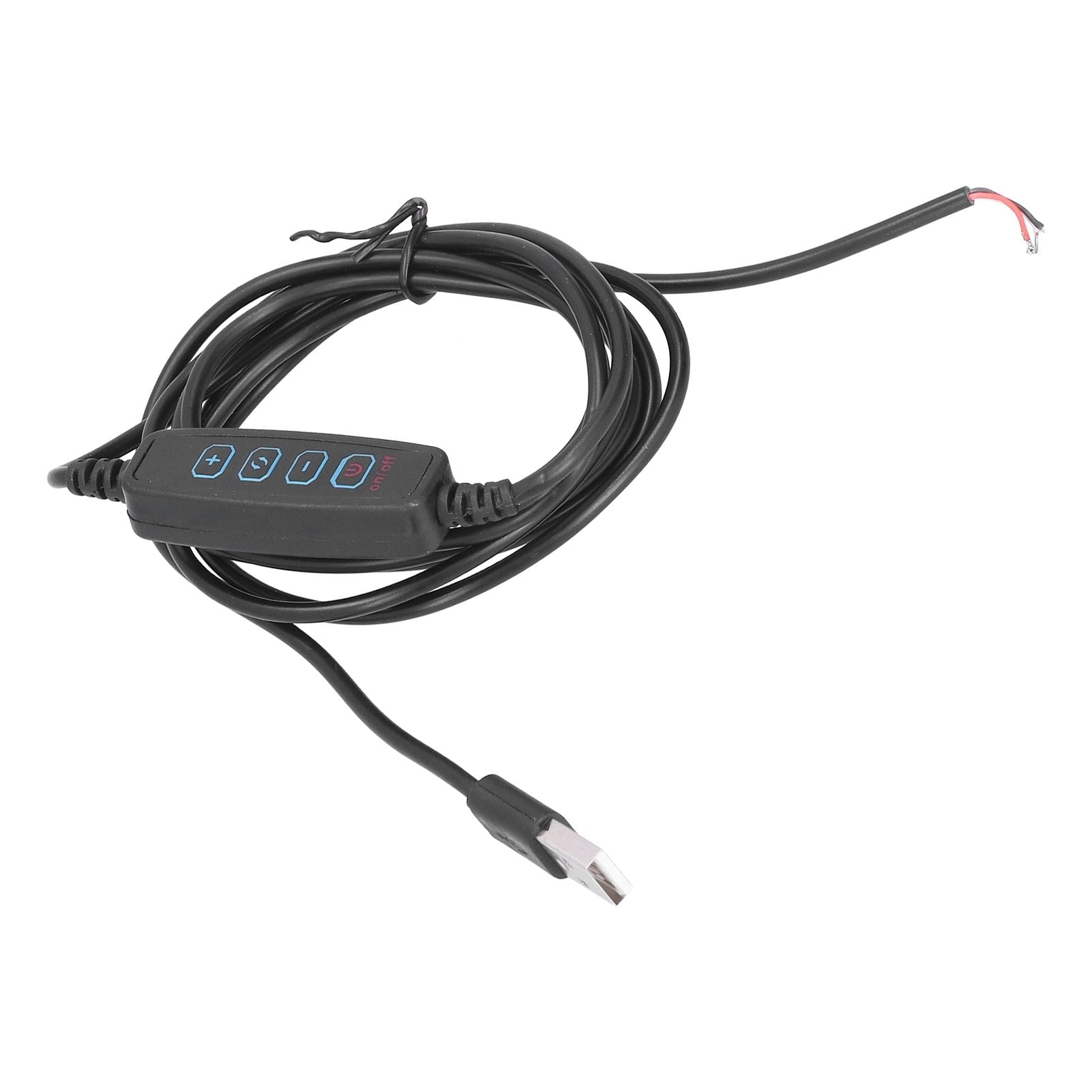 LED 2m Light Switch Cord Dimmable Universal USB Lamp Power Cord for 5V Lamp Outdoor Home