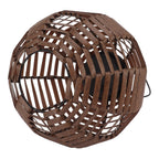 Rattan Solar Lantern Outdoor LED Hanging Lantern Waterproof Landscape Decorative Lamp for Garden Lawn Patio