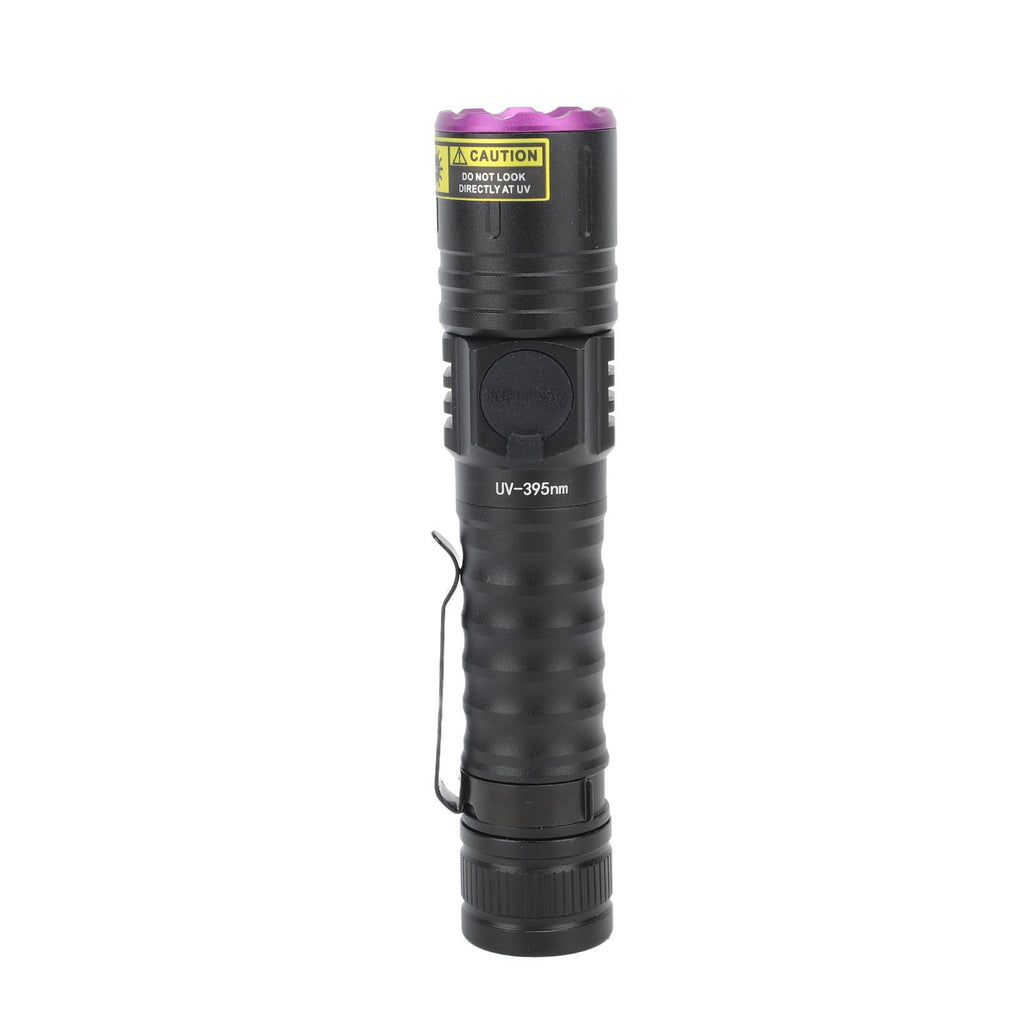 UV 395nm Flashlight USB Rechargeable Portable Handheld UV Flashlight Detection for Dog Urine Pet Stains