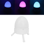 White Noise Sleeping Machine White with Remote Control Intelligent Colorful Lighting Rechargeable Auto Off Timer 20 Voices White Noise Soother