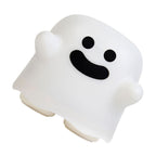 Cute Ghost Night Light Stepless Dimming USB Rechargeable Mini Kids Bedside Lamp Table Decoration for Nursery Bedroom Dorm Smile