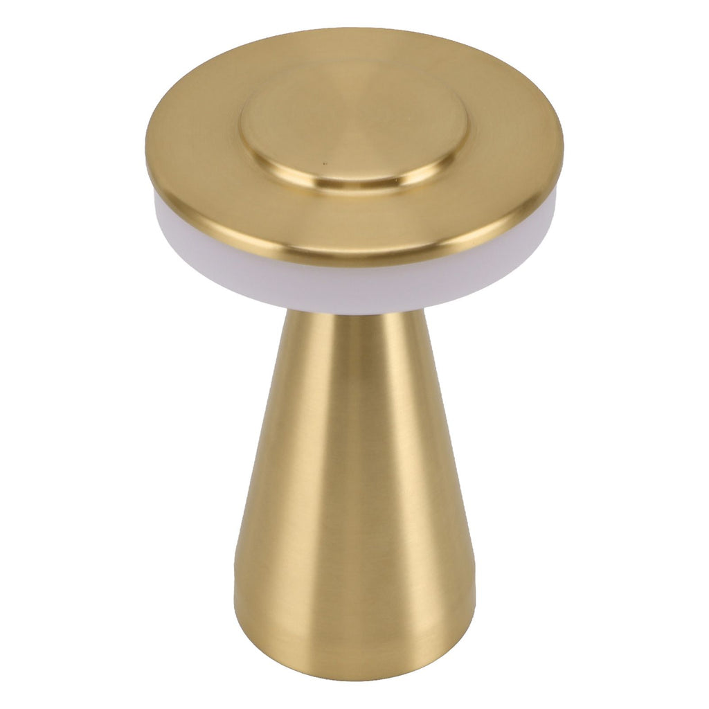 Portable LED Bedside Night Light 3 Color Temperature top Touch control Rechargeable Battery Bedside Lamp Gold