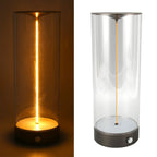Bedside Night Light Touch Dimmable USB Charging Minimalist LED Table Lamp for Bedroom Nightstand L