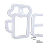 LED Neon Sign BAR Shape Design USB Or Battery Powered High Safety Widely Used Bar Neon Light for Bedroom Party Backyard Red BAR
