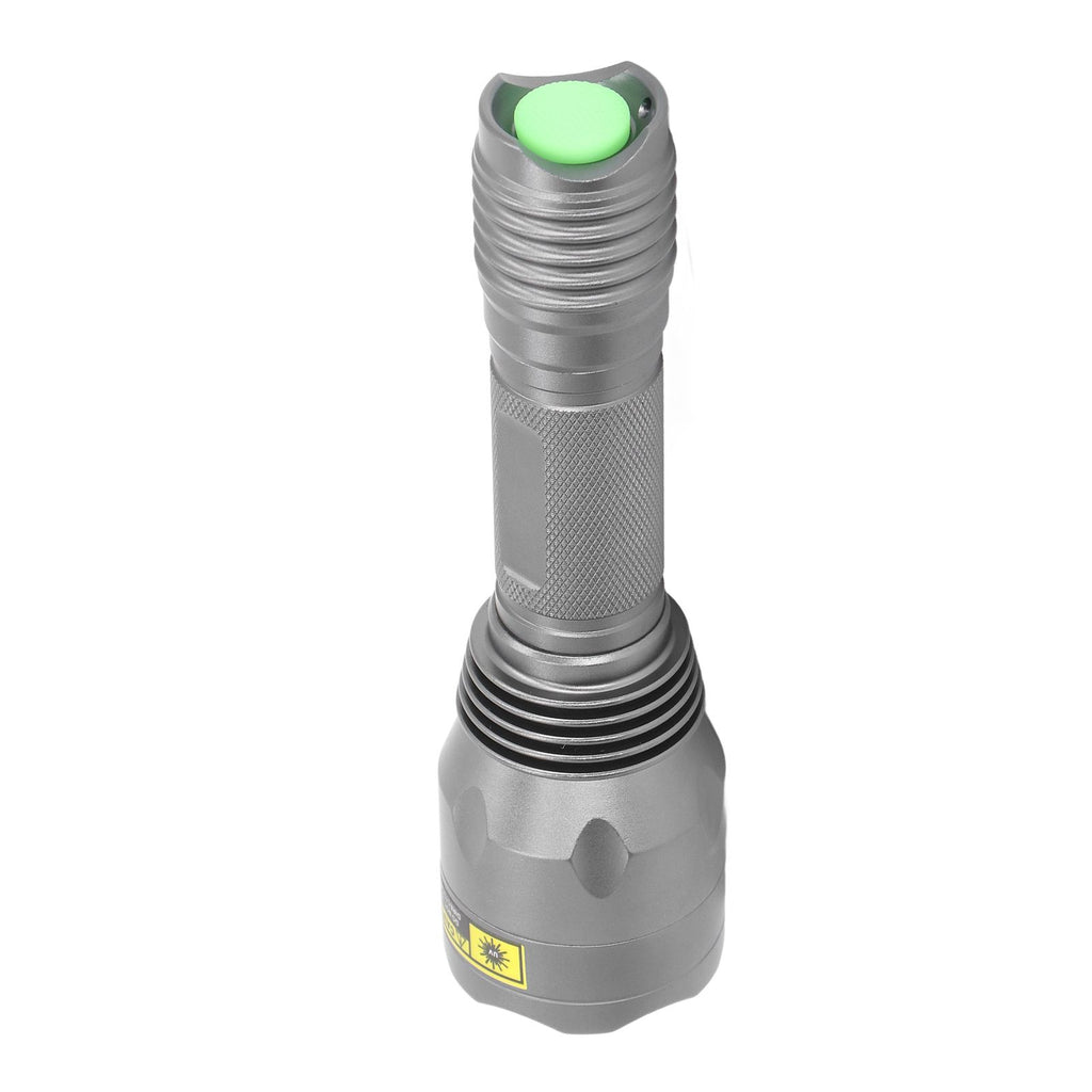 UV Flashlight Portable Aluminum Alloy Shell 365nm LED Blacklight Flashlight for Forged Documents Detecting
