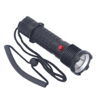 Diving Flashlight LED White Light Underwater Dive Torch IPX8 Waterproof Professional Submersible Flashlight for Deep Sea Emergency