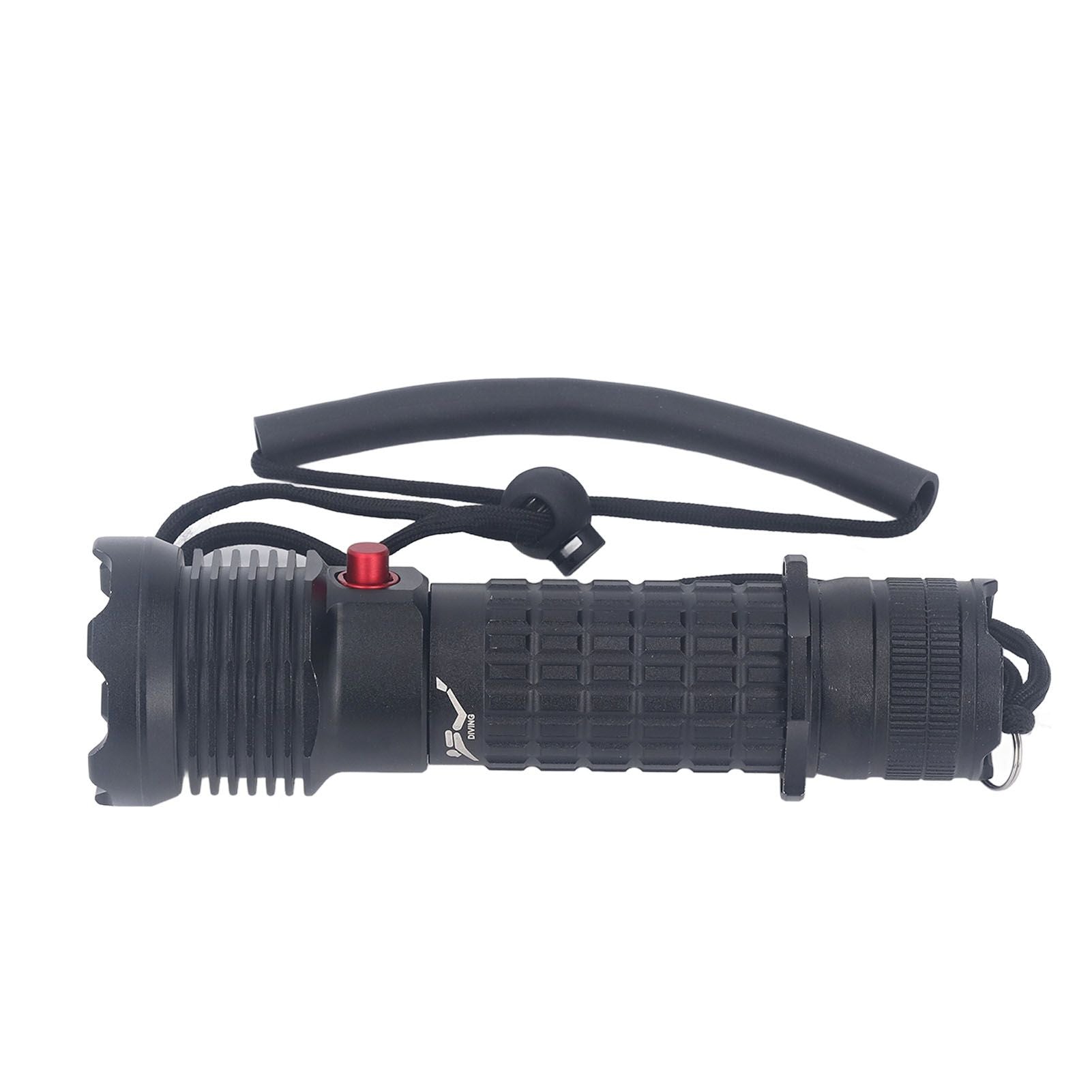 Diving Flashlight LED White Light Underwater Dive Torch IPX8 Waterproof Professional Submersible Flashlight for Deep Sea Emergency