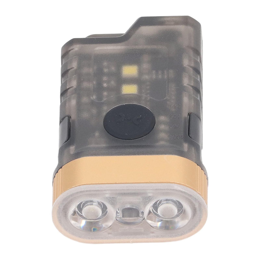Mini LED Flashlight 1500LM Strong Magnet Base IPX5 Waterproof 500mAh Rechargeable with 365nm UV Lamp Keychain Flashlight for Outdoor Warning Detection