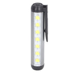 LED Pen Light Aluminum Alloy Portable USB Rechargeable Pocket Dual Beam Penlight Mini Handheld Light for Nurses Students Medical Doctors