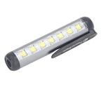 LED Pen Light Aluminum Alloy Portable USB Rechargeable Pocket Dual Beam Penlight Mini Handheld Light for Nurses Students Medical Doctors