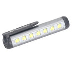 LED Pen Light Aluminum Alloy Portable USB Rechargeable Pocket Dual Beam Penlight Mini Handheld Light for Nurses Students Medical Doctors