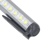 LED Pen Light Aluminum Alloy Portable USB Rechargeable Pocket Dual Beam Penlight Mini Handheld Light for Nurses Students Medical Doctors
