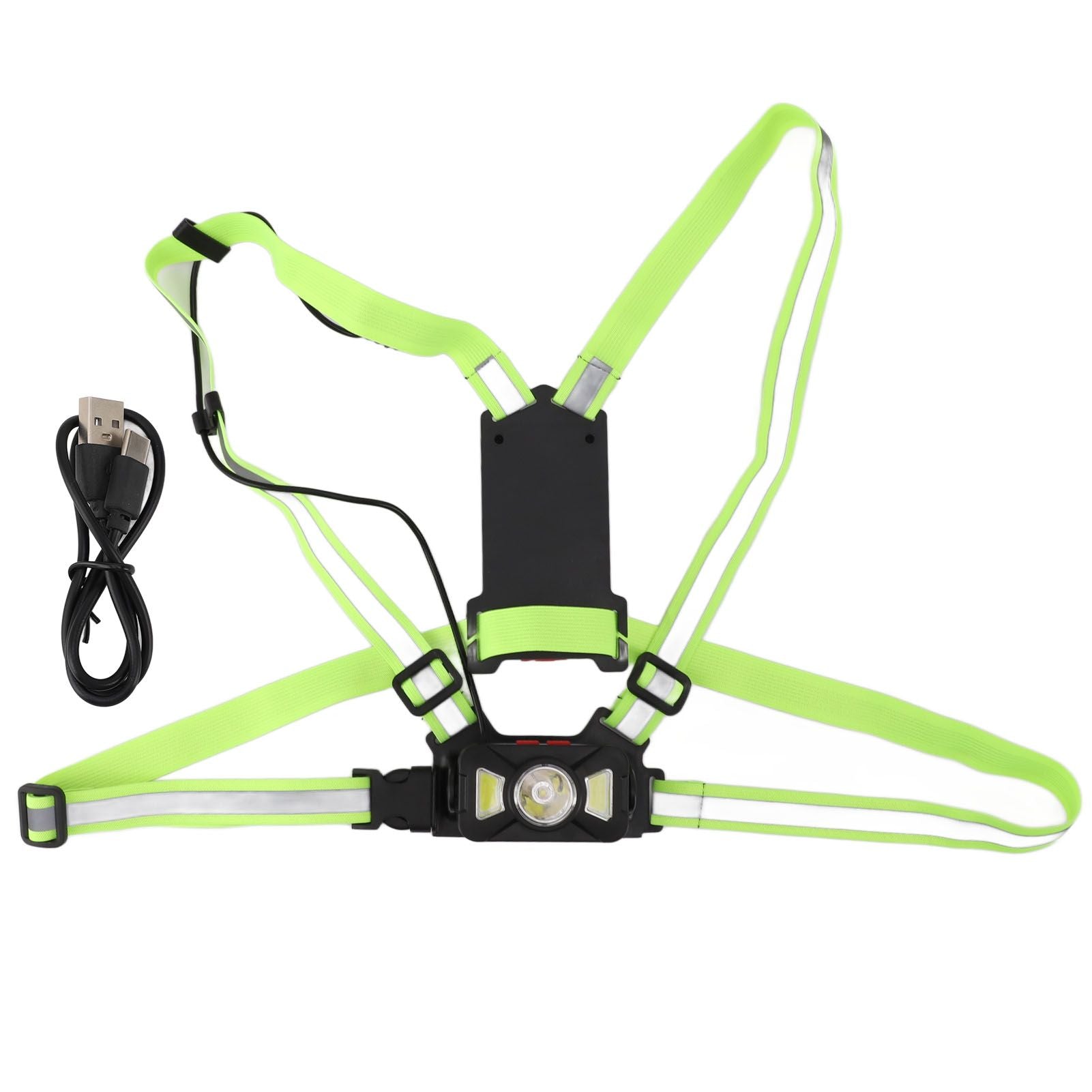Outdoor Night Running Chest Lights Dual Light Sources IP55 Waterproof Cycling Sports Lighting for Walking Jogging Camping Hiking