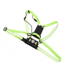 Outdoor Night Running Chest Lights Dual Light Sources IP55 Waterproof Cycling Sports Lighting for Walking Jogging Camping Hiking