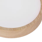 LED Lights Display Base RGB Round Wooden Lighted Base Stand LED Display Stand for Acrylic Glass Resin Art Color Light