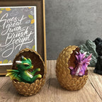 Simulations Crystal Dragon Egg Ornaments Desktop Decorations Shiny Resin Dragon Egg Ornaments Gift for Friends and Family