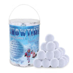 Christmas 40 Pack Artificial Snowballs Fake Snowball Fight for Kids Indoor Outdoor Toy Snowballs for Throwing Snowball Fight Game